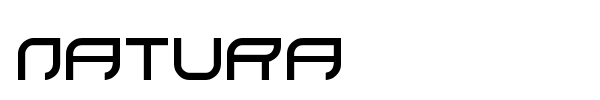 Natura font preview